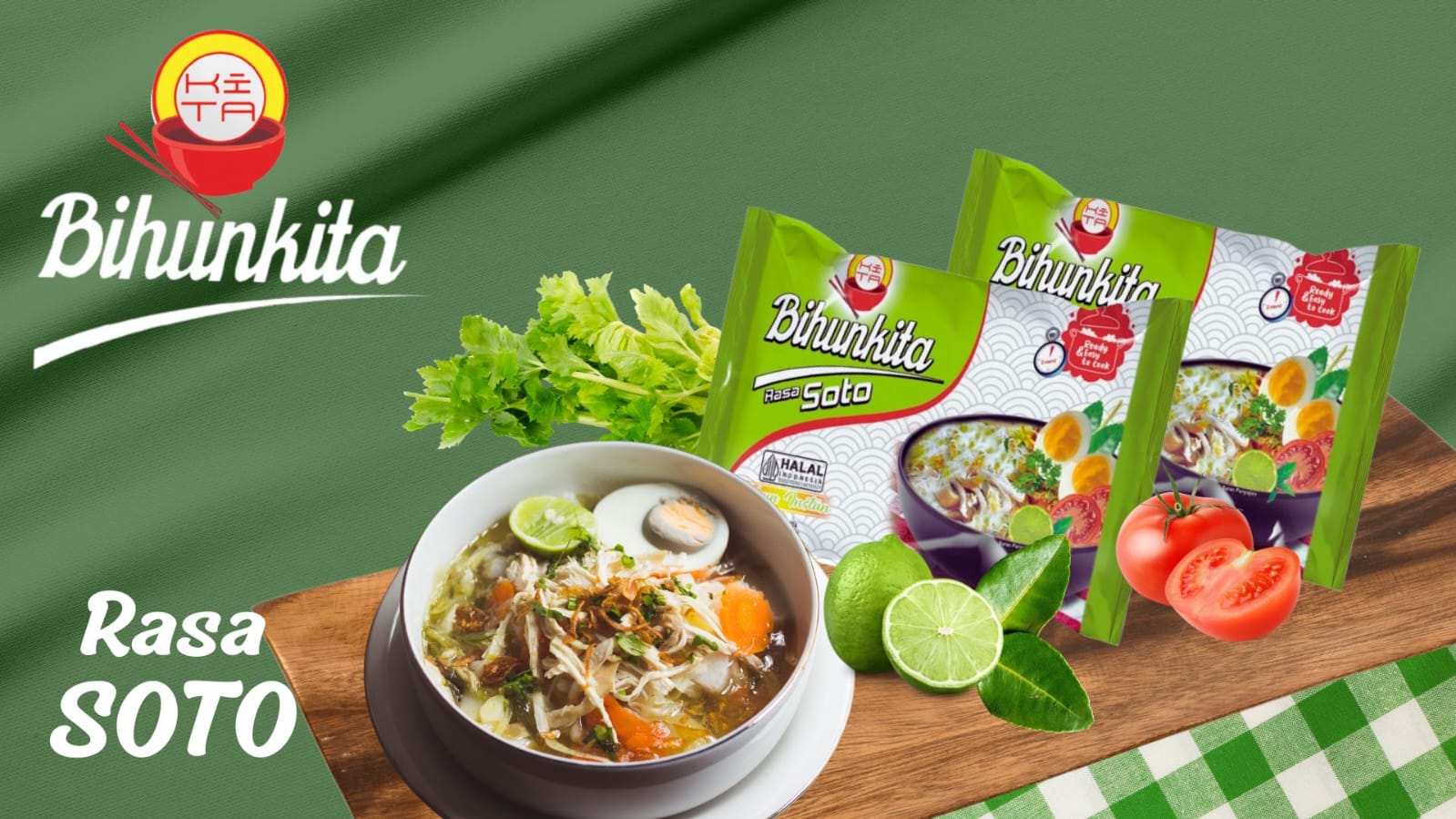 Bihun Instan Rasa Soto, Bihun Kuah Segar, Cara Masak Bihun Soto Enak.